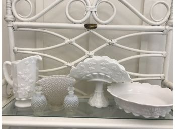 Charming Vintage Milkglass Pieces And More!