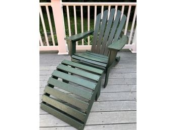 LL BEAN Adirondack Chair And Ottoman