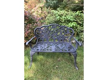 Gorgeous Wrought Iron Garden Bench