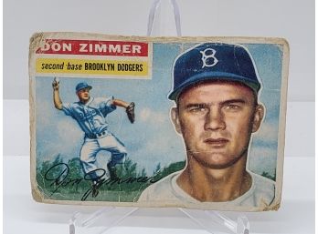 1956 Topps Don Zimmer 2nd Year Card
