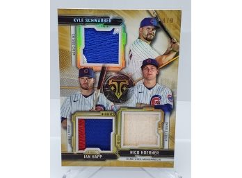 2020 Topps Triple Threads Chicago Cubs Relic Bomb Card /9