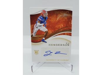 2020 Immaculate CJ Henderson Rookie Autograph/99