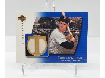 2003 Upper Deck Treads Of Time Ted Williams Game Used Pants Card /250