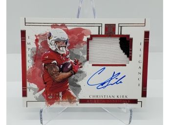 2018 Impeccable Christian Kirk Game Used Jersey Relic Autograph/75