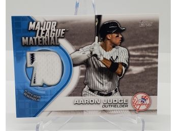 2021 Topps Game Used Jersey Relic Aaron Judge Card
