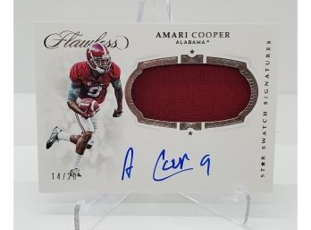 2019 Flawless Amari Cooper Jersey Relic Autograph/20
