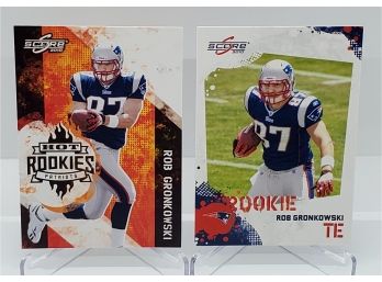 Lot Of 2 Rob Gronkowski Rookie Cards