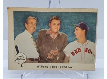 1959 Fleer Ted Williams #75 With Babe Ruth