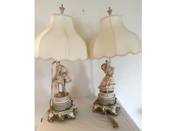 Italian Renaissance Lamps -  Qty 2