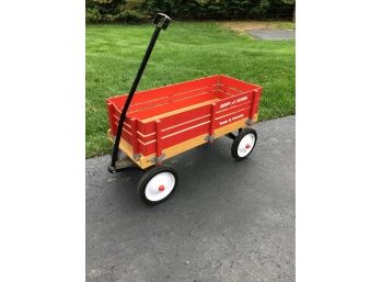 Radio Flyer Wagon With Removable Wooden Sides