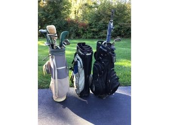 Golf Bags And Clubs, Sun Mountain, Hogan And Ogio