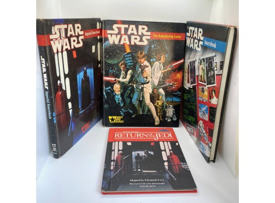 Star Wars Roll Playing Game Guide Books, 1987 & Return Of The Jedi Book