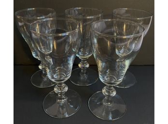 5 VIntage Wine/Parfait Glasses