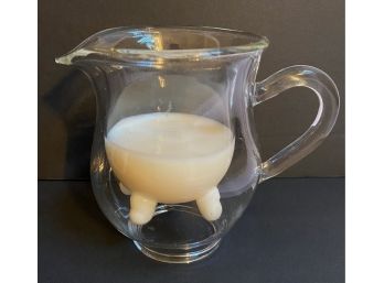 Whimsical Glass Creamer With Udders By Fred