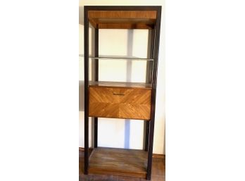 Mid Century Modern American Of Martinsville Adjustable Shelf With Desk/Bar (Middle Unit Of 3 Piece Set)