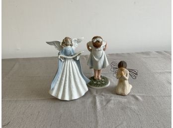 Trio Of Angels By Lladro And More