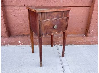 Antique Single Drawer Nightstand Project