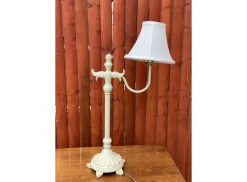Coated Iron Lamp Post Style Table Lamp