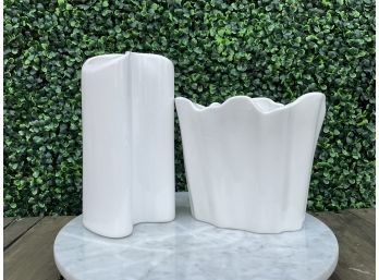 Dansk And Elpa Al Cobaca White Vases