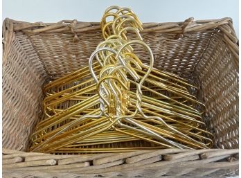 Vintage Gold & Silver Wire Hangers