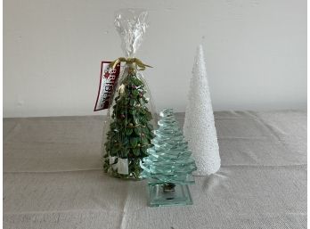 Beautiful Decorative Christmas Tree Trio