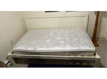White Pottery Barn Kids Bed With Mattress #1