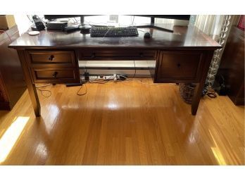 Pottery Barn Desk With 4 Drawers