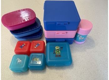 Kids Lunch Or Picnic Plastic Containers With Pottery Barn Bento Boxes