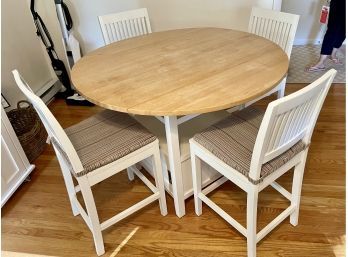 Crate And Barrel Kitchen Table With 4 Chairs