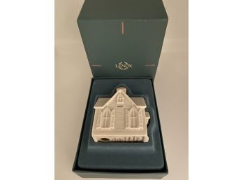 New Lennox Christmas Village Ornament In Box - First In Series