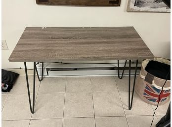 Faux Wood Top Table