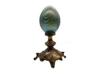 Decor Glass With Brass Stand