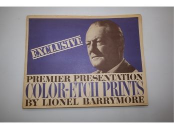 Premier Presentation Color-etch Prints By Lionel Barrymore