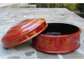 Lorin Marsh Handmade Wood Lidded Bowl Retail $895