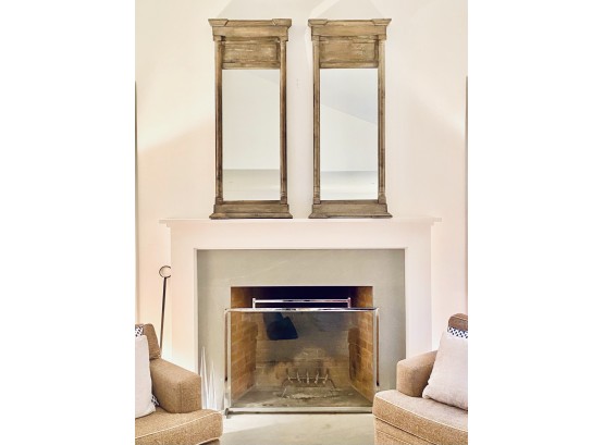 PR Restoration Hardware Rustic Style Mirrors In Reclaimed Wood