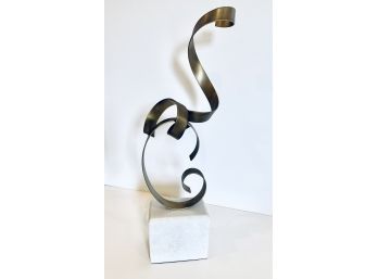 The Beauty Of The Swirl / Williams Sonoma Home Metal Sculpture