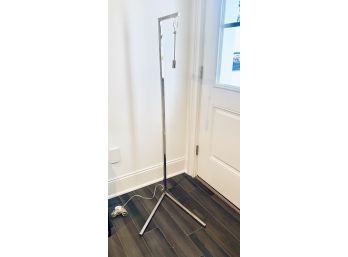 Contemporary PolIshed Chrome Floor Lamp