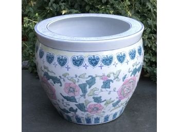 Flower Ceramic Fish Bowl