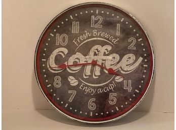 Vintage Coffee Acrylic Wall Clock