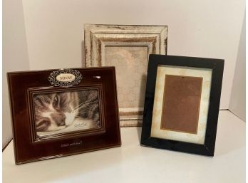 Assortment Of Three (3)  Picture Frames