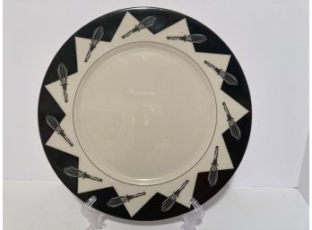 Vintage Julia Child 85th Birthday Bon Appetit Round Lenox Serving Platter