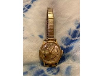 Vintage Gold Tone Bicentennial Watch - May Need Battery