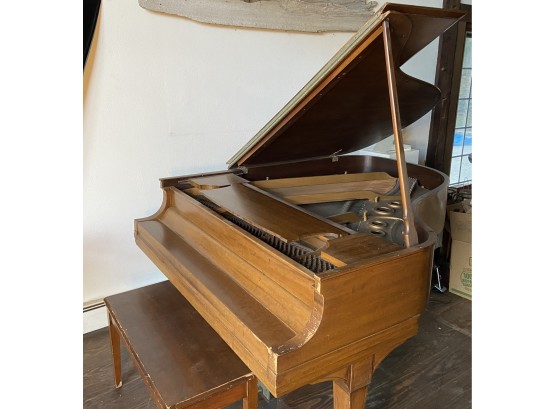 Steinway Model 'L' Grand Piano And Piano Bench
