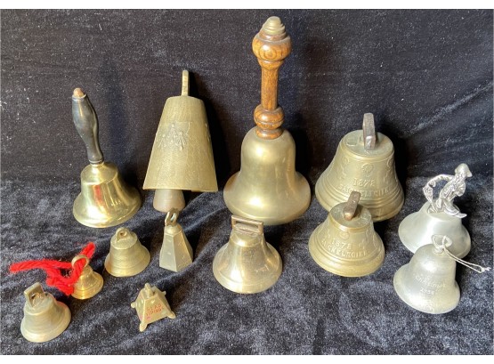 Fine Collection Of Brass And Other Bells