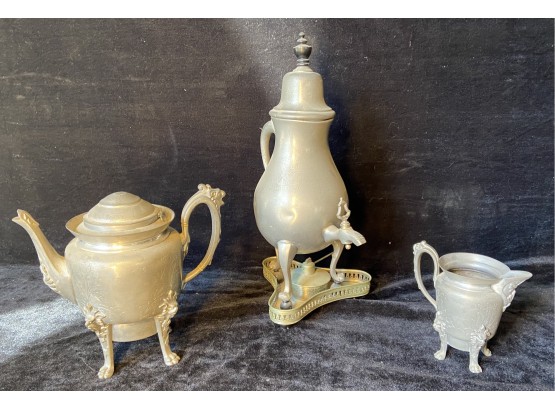 Antique Simpson, Hall & Miller Company Silver Plate Tea Set