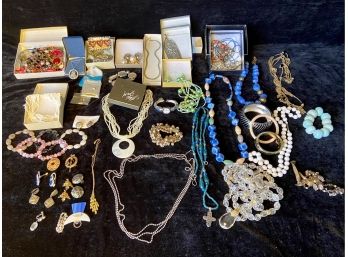 Large Group Of Costume Jewelry #1