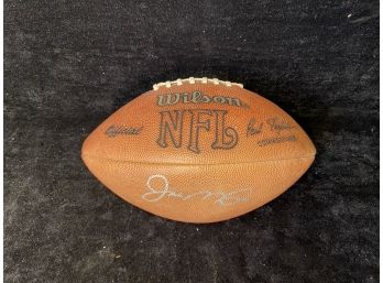 Joe Montana Autographed Official Wilson NFL Football