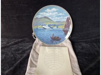 Noritake Pan-AM Comemerative Plate 'The China Clipper'