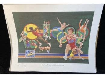 Arthur Young Olympics 1984 Signed And Numbered Prints By Dick Perez  - #1