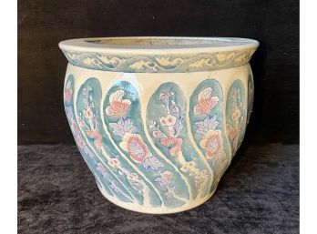 Beautiful Asian Floral Ceramic Pot